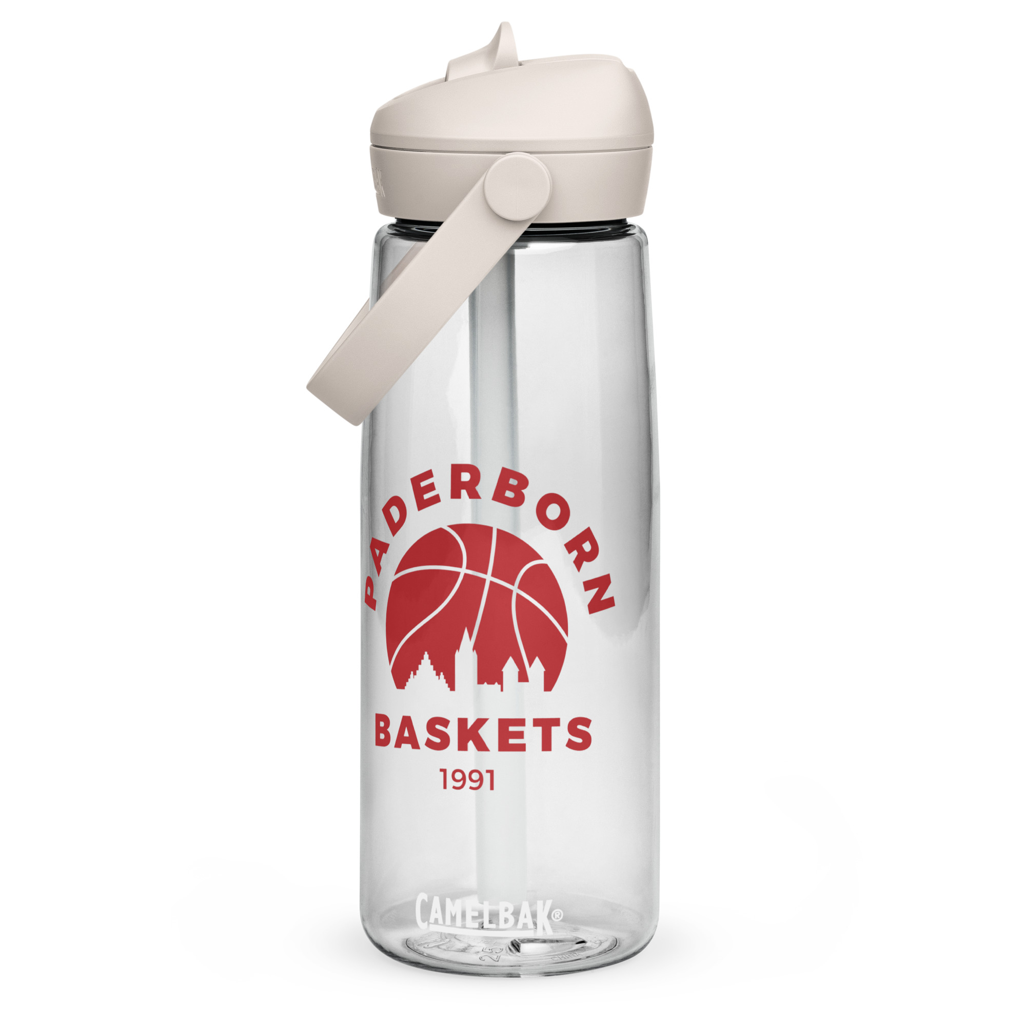 PB Baskets Wasserflasche mit umklappbarem Trinkhalm (739 ml)